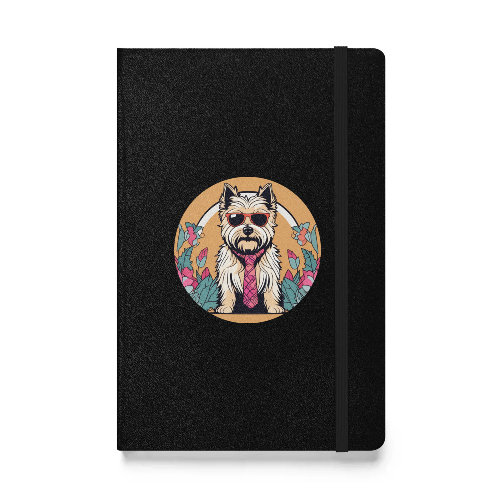 PugMug Custom Cairn Terrier Hardcover Bound Notebook