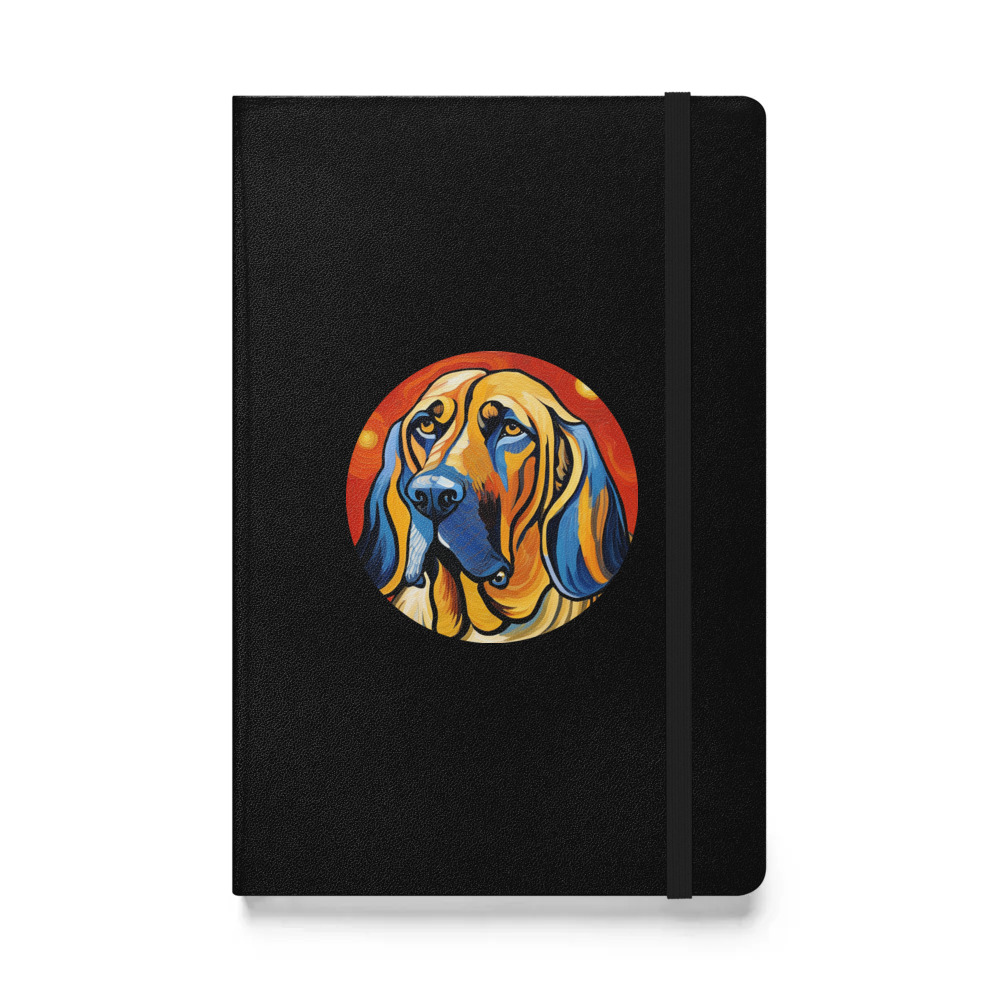 PugMug Custom Bloodhound Hardcover Bound Notebook
