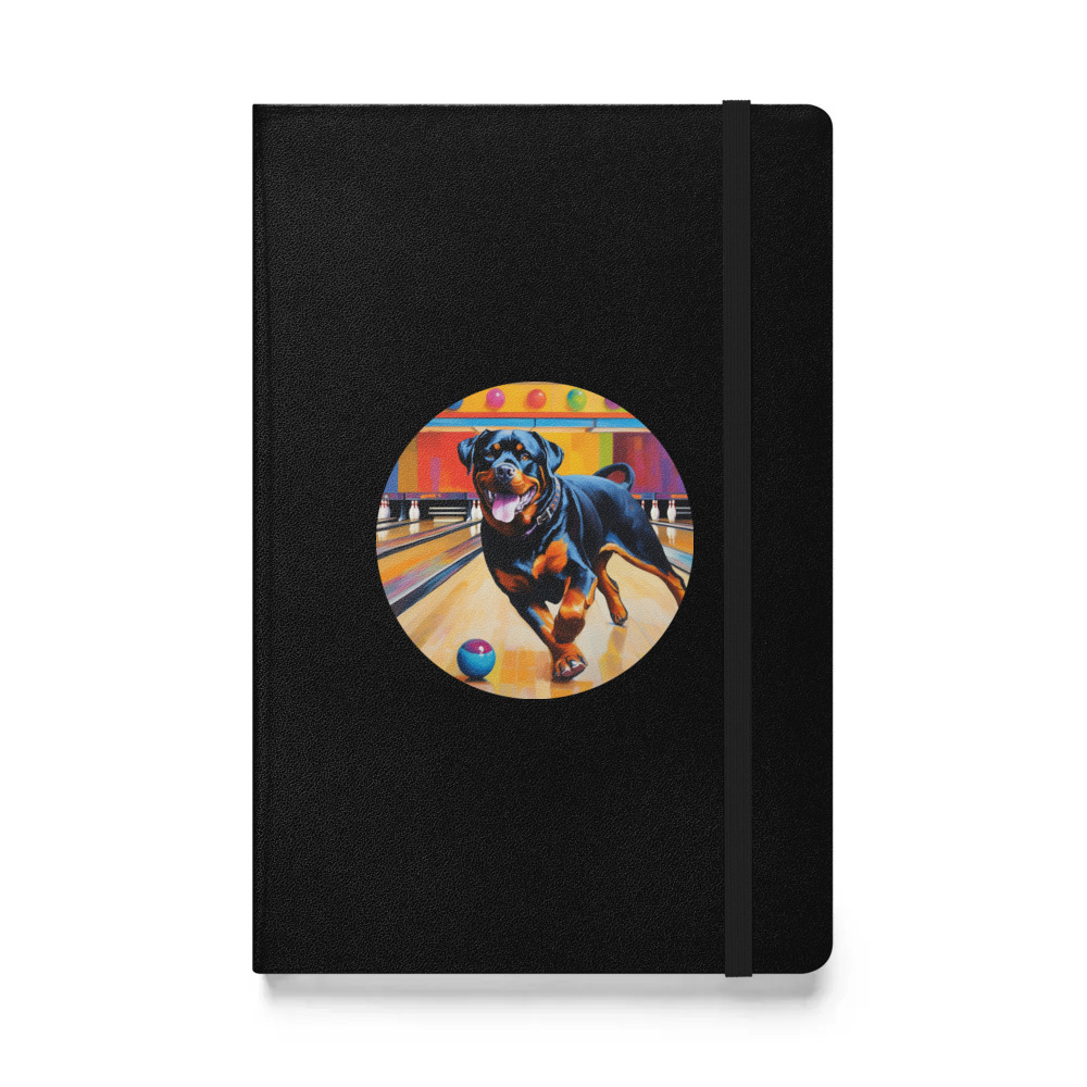 PugMug Custom Rottweiler Hardcover Bound Notebook