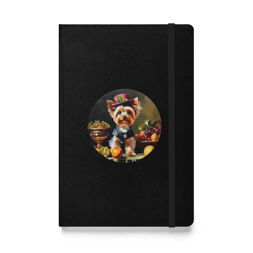 PugMug Custom Yorkshire Terrier Hardcover Bound Notebook