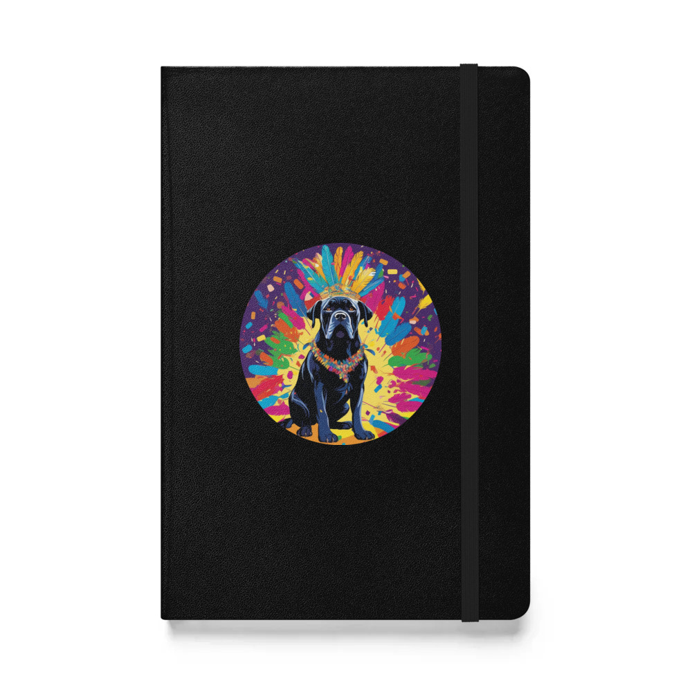 PugMug Custom Cane Corso Hardcover Bound Notebook