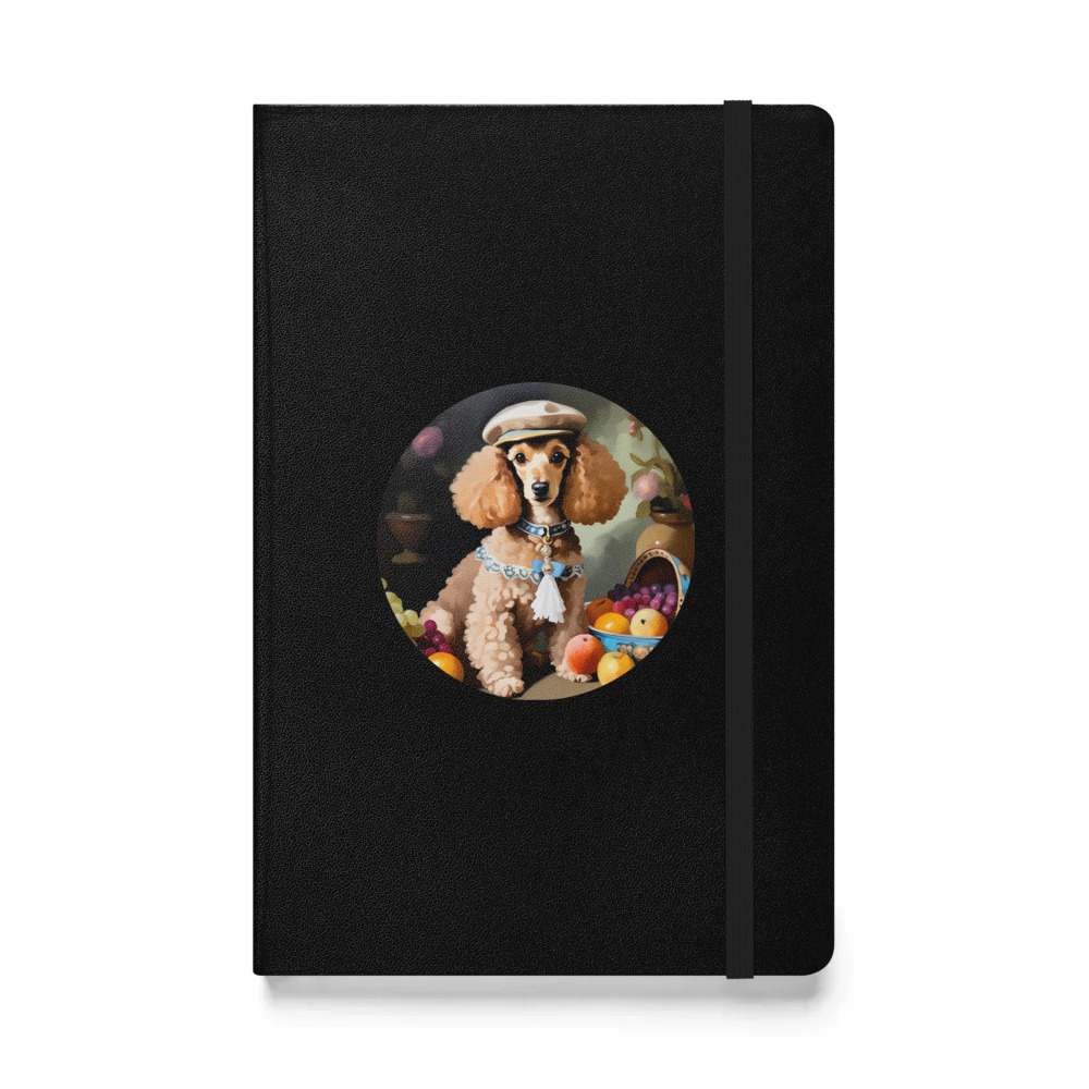 PugMug Custom Tan Poodle Hardcover Bound Notebook