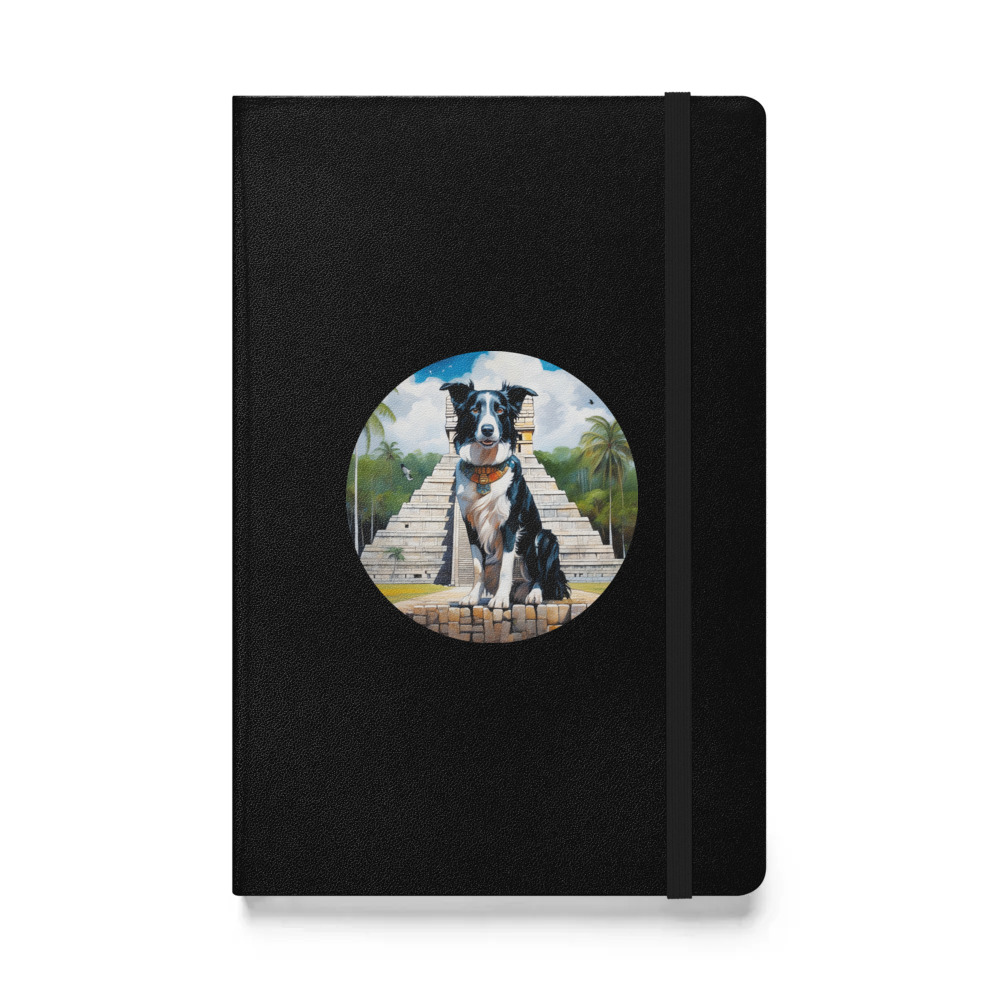 PugMug Custom Border Collie Hardcover Bound Notebook