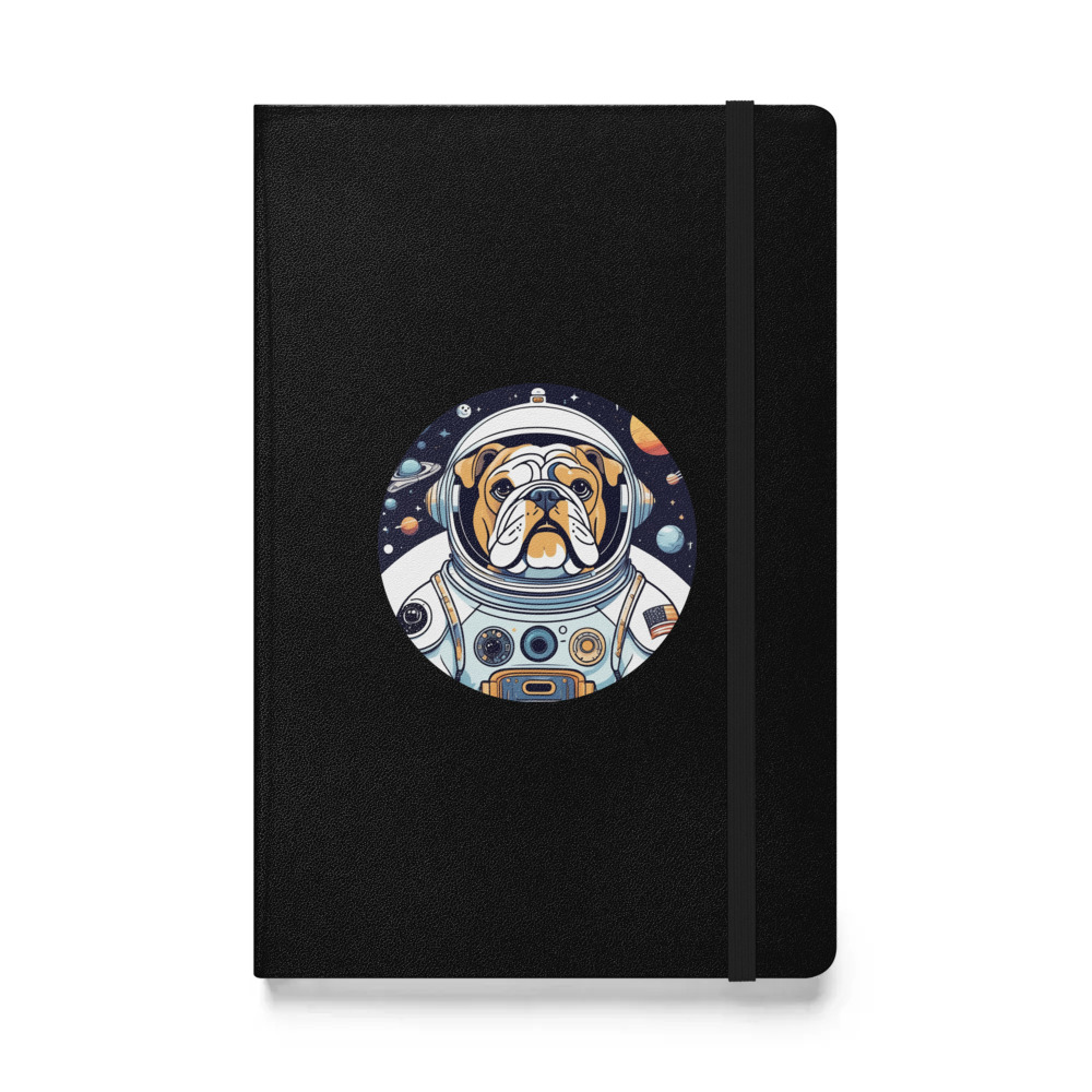 PugMug Custom Bulldog Hardcover Bound Notebook