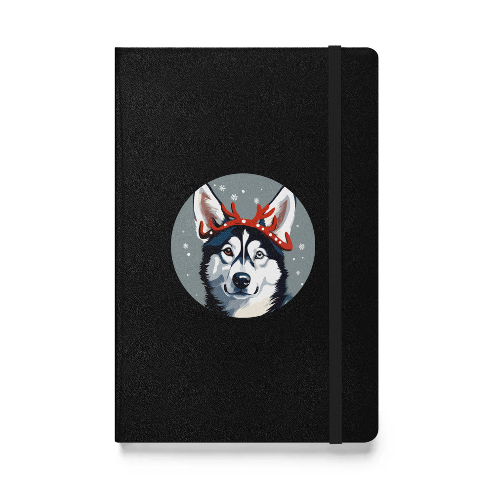PugMug Custom Siberian Husky Hardcover Bound Notebook
