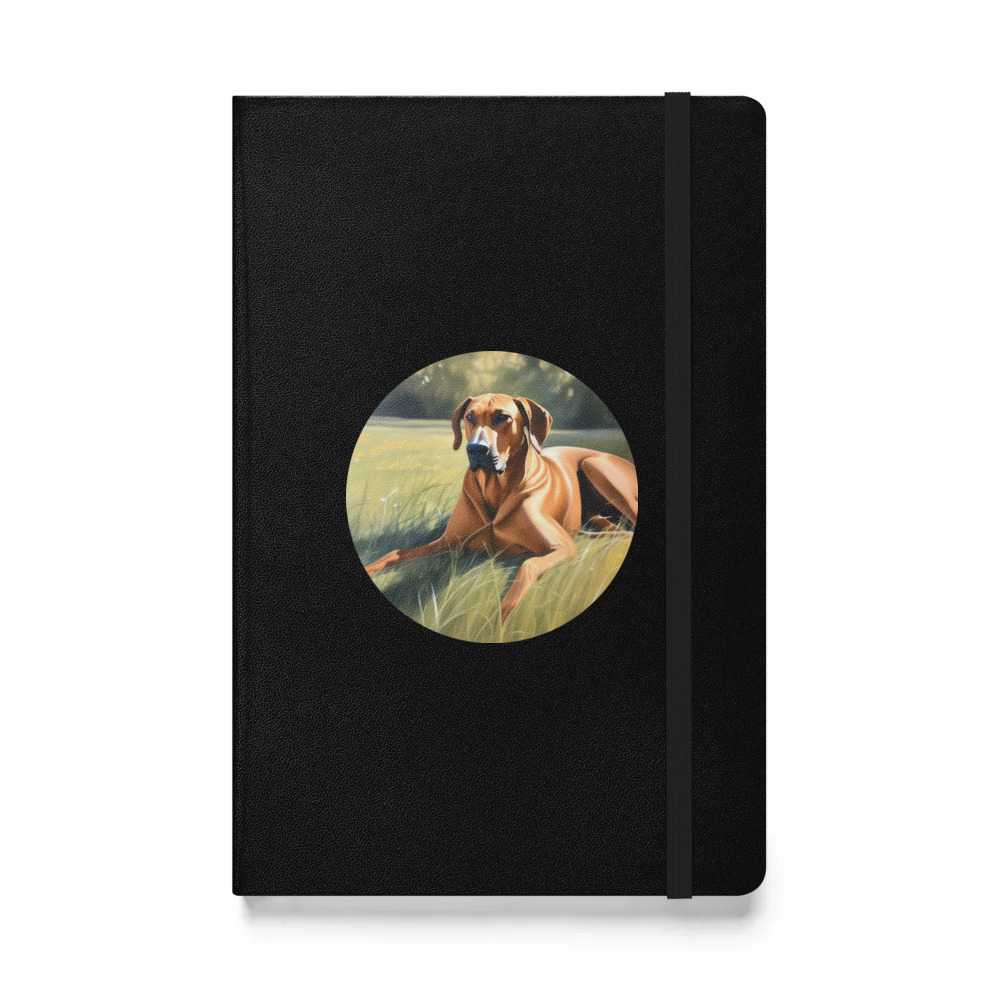 PugMug Custom Rhodesian Ridgeback Hardcover Bound Notebook