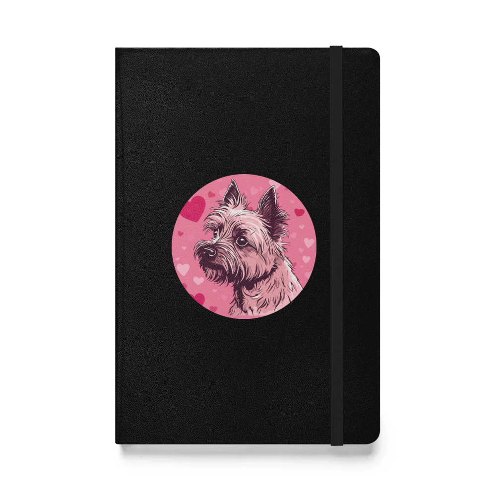 PugMug Custom Cairn Terrier Hardcover Bound Notebook