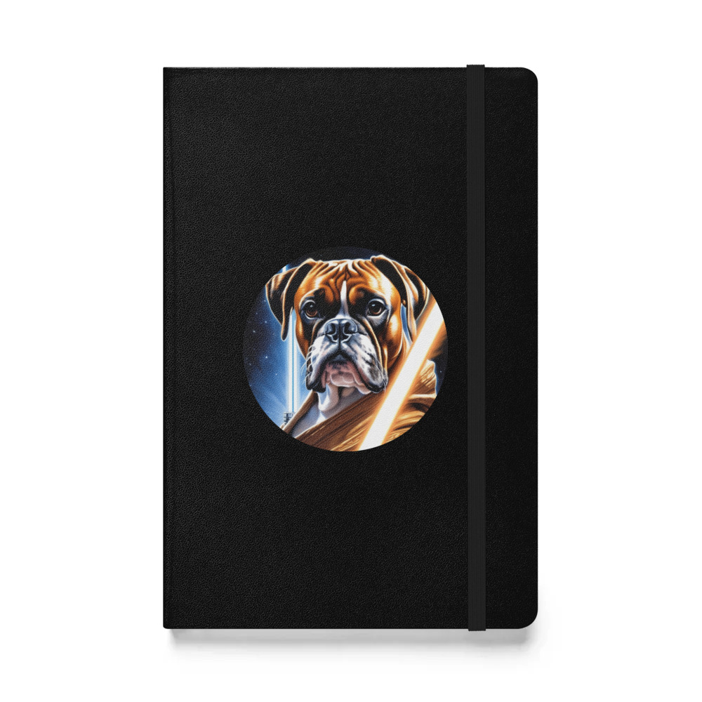 PugMug Custom Boxer Dog Hardcover Bound Notebook