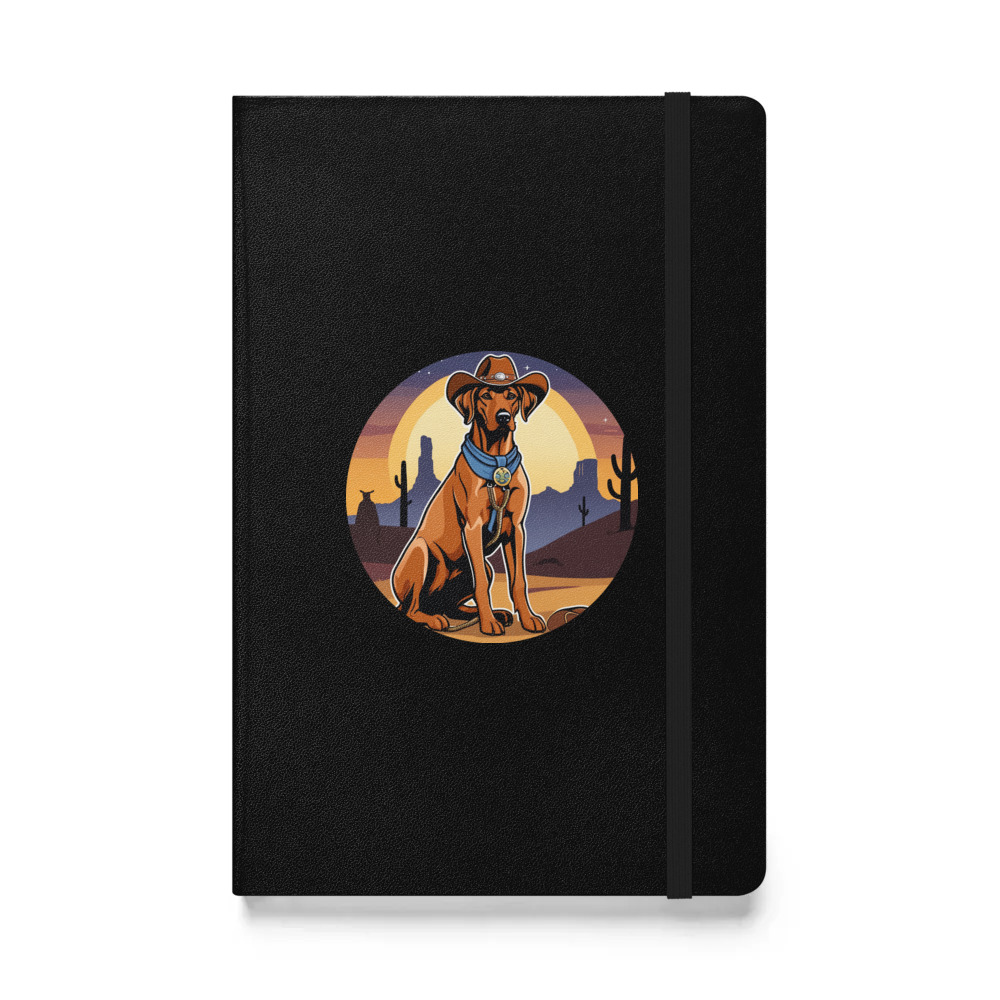 PugMug Custom Rhodesian Ridgeback Hardcover Bound Notebook