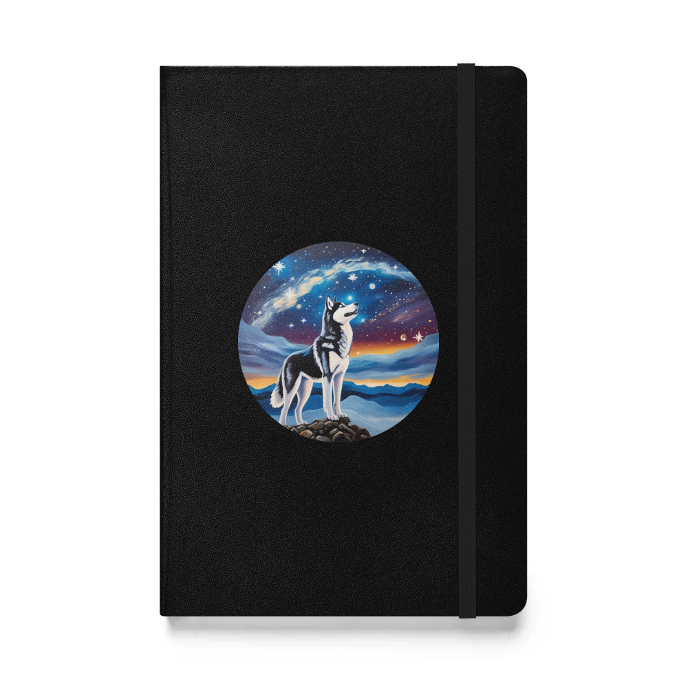 PugMug Custom Siberian Husky Hardcover Bound Notebook