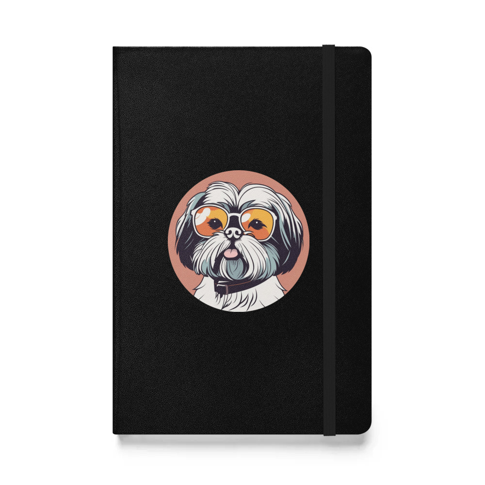 PugMug Custom Shih Tzu Hardcover Bound Notebook