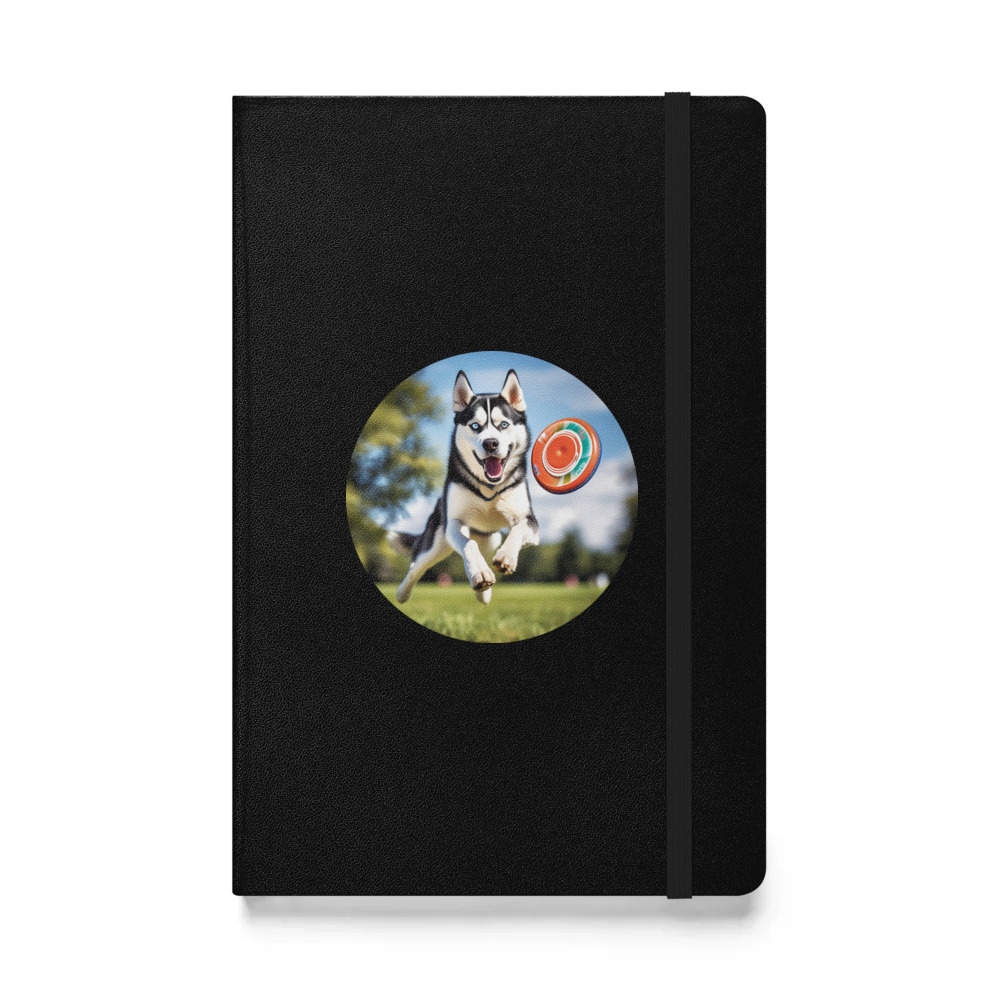 PugMug Custom Siberian Husky Hardcover Bound Notebook