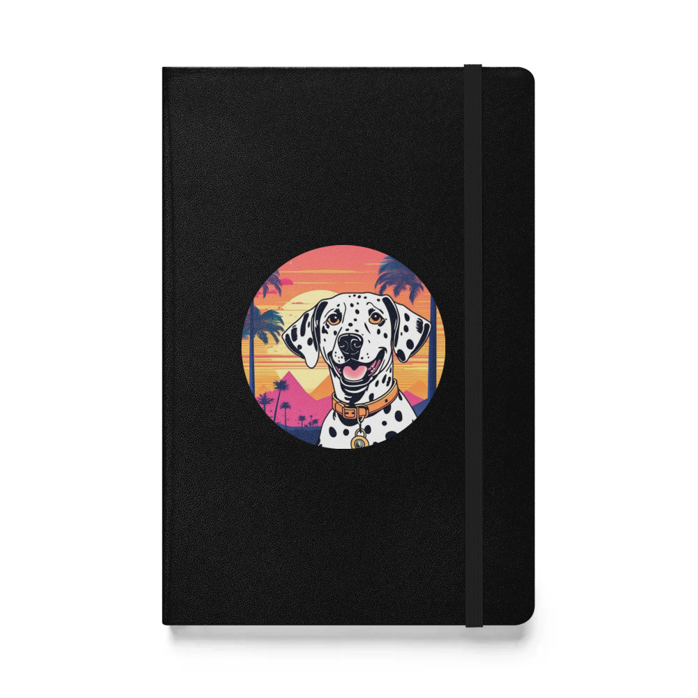 PugMug Custom Dalmatian Hardcover Bound Notebook