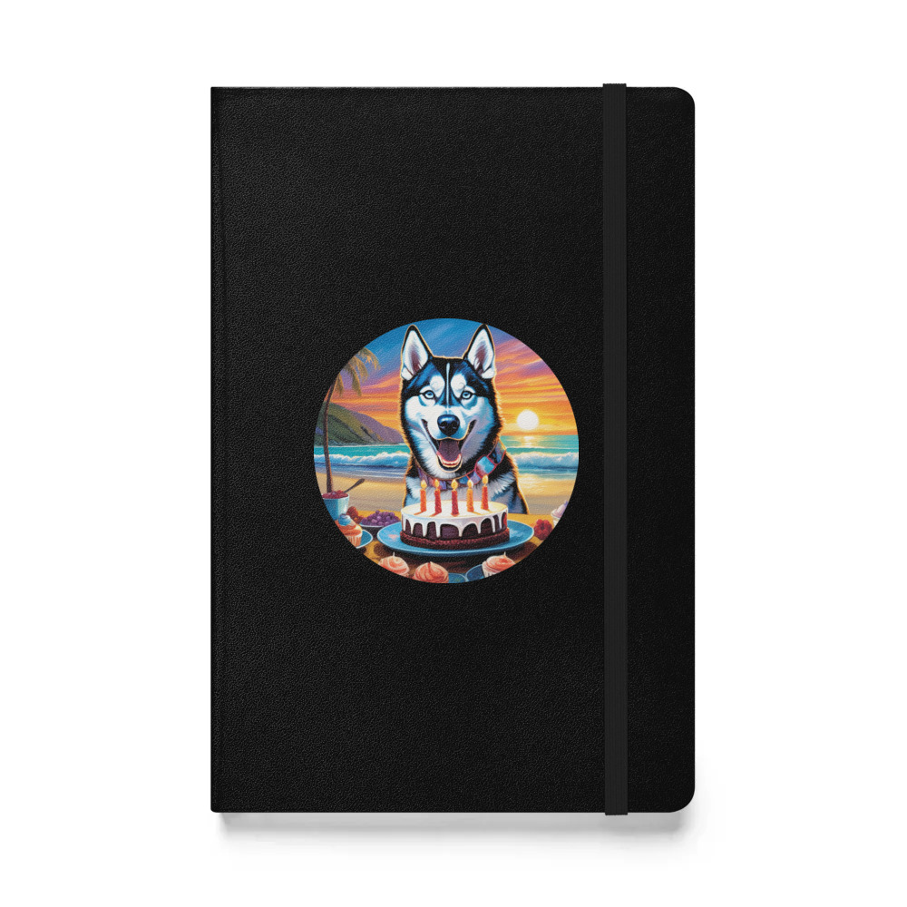 PugMug Custom Siberian Husky Hardcover Bound Notebook