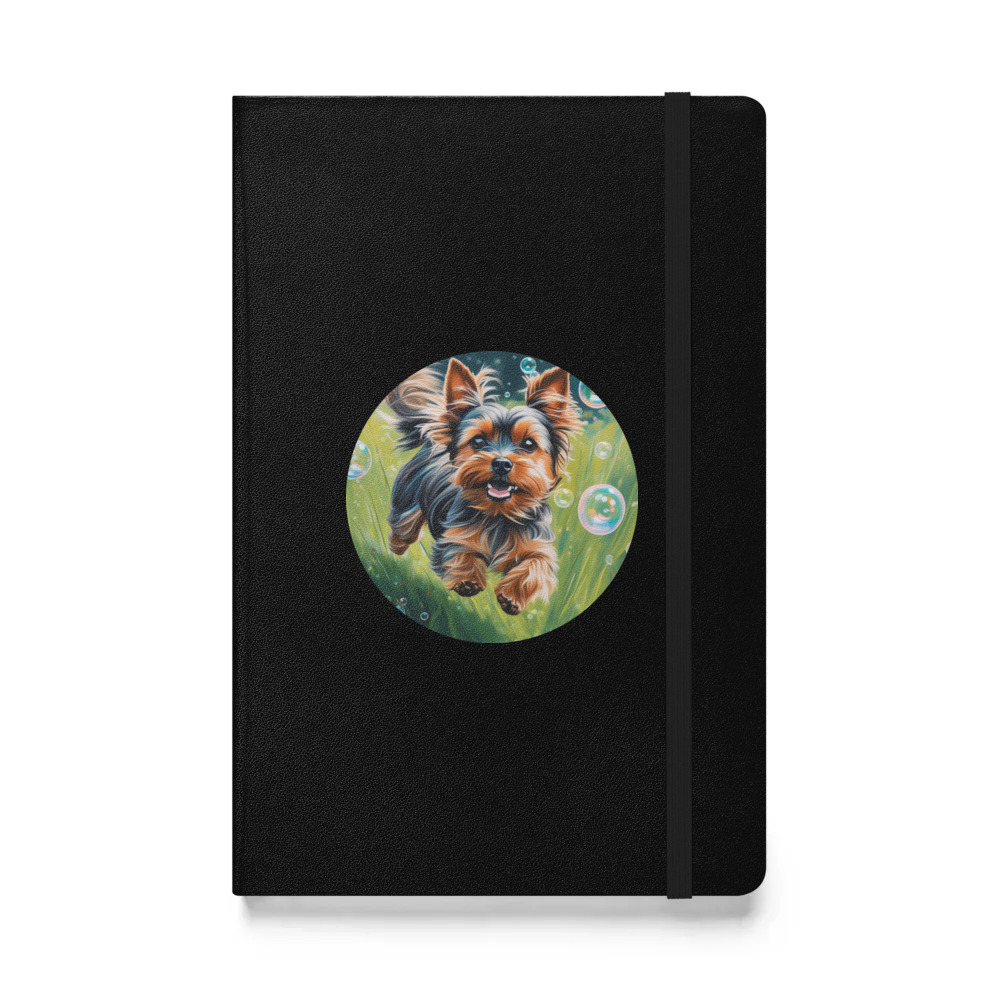PugMug Custom Yorkshire Terrier Hardcover Bound Notebook