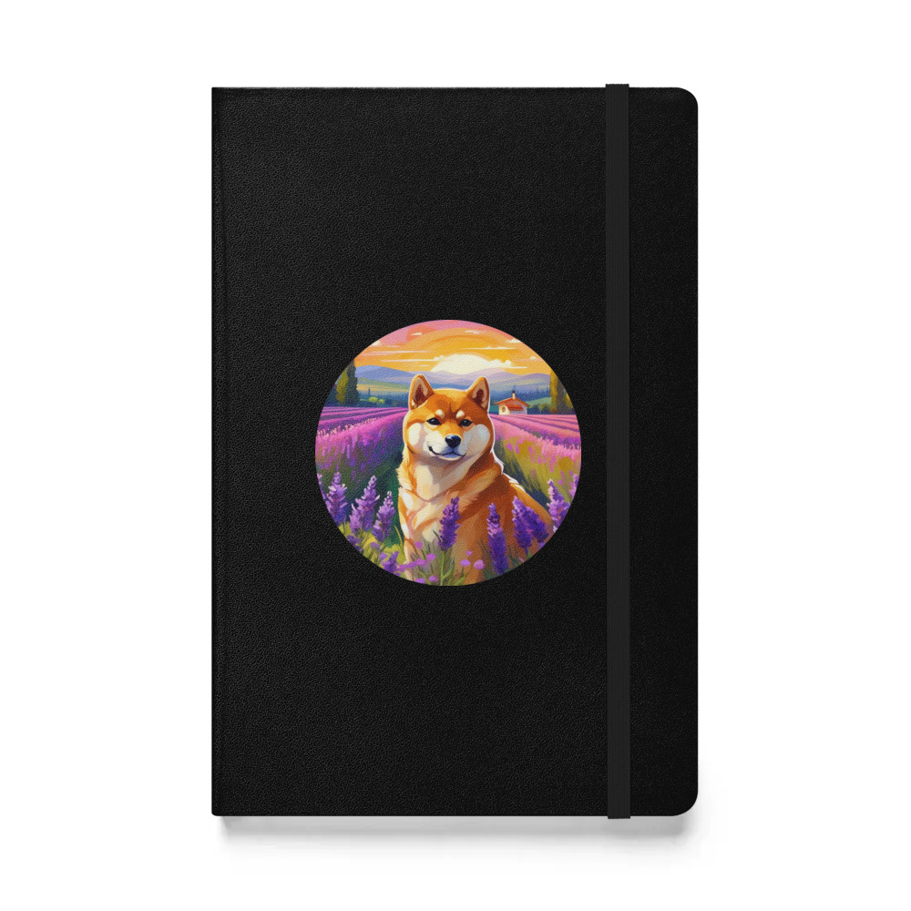 PugMug Custom Shiba Inu Hardcover Bound Notebook