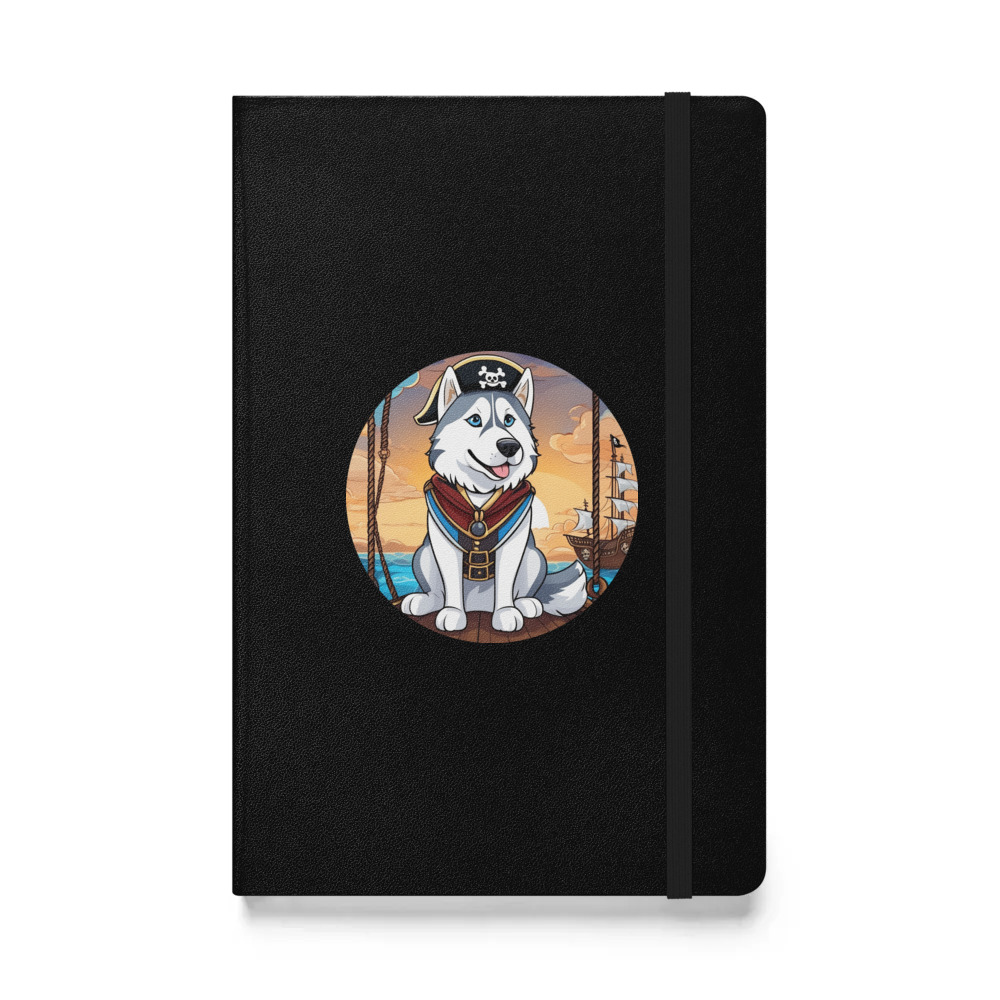PugMug Custom Siberian Husky Hardcover Bound Notebook