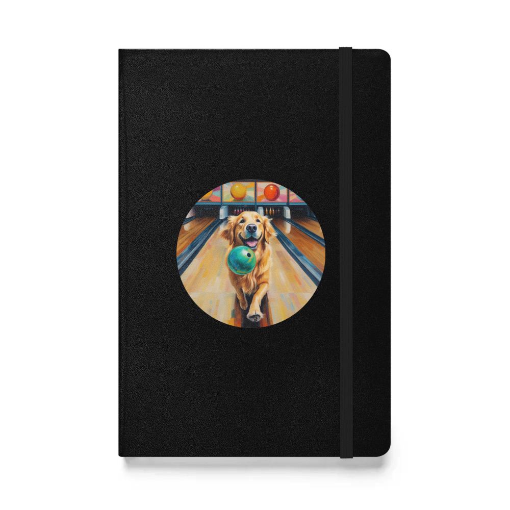 PugMug Custom Golden Retriever Hardcover Bound Notebook