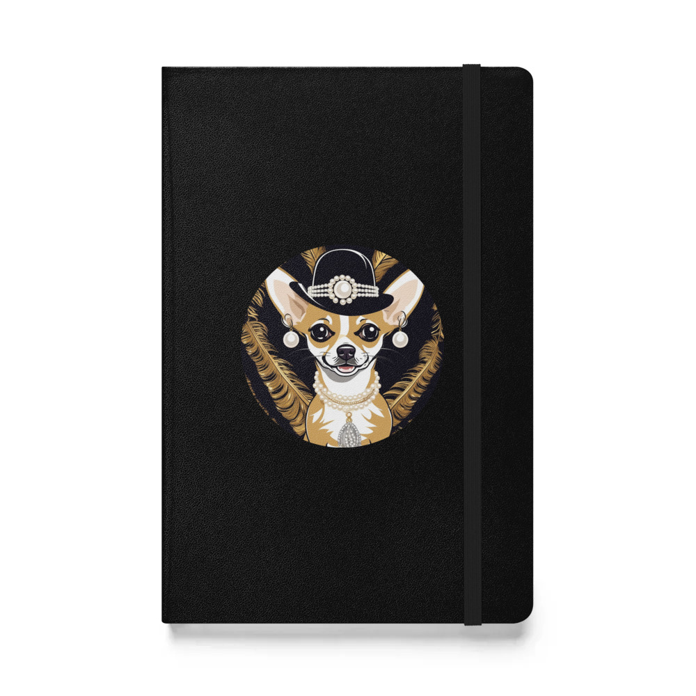 PugMug Custom Chihuahua Hardcover Bound Notebook
