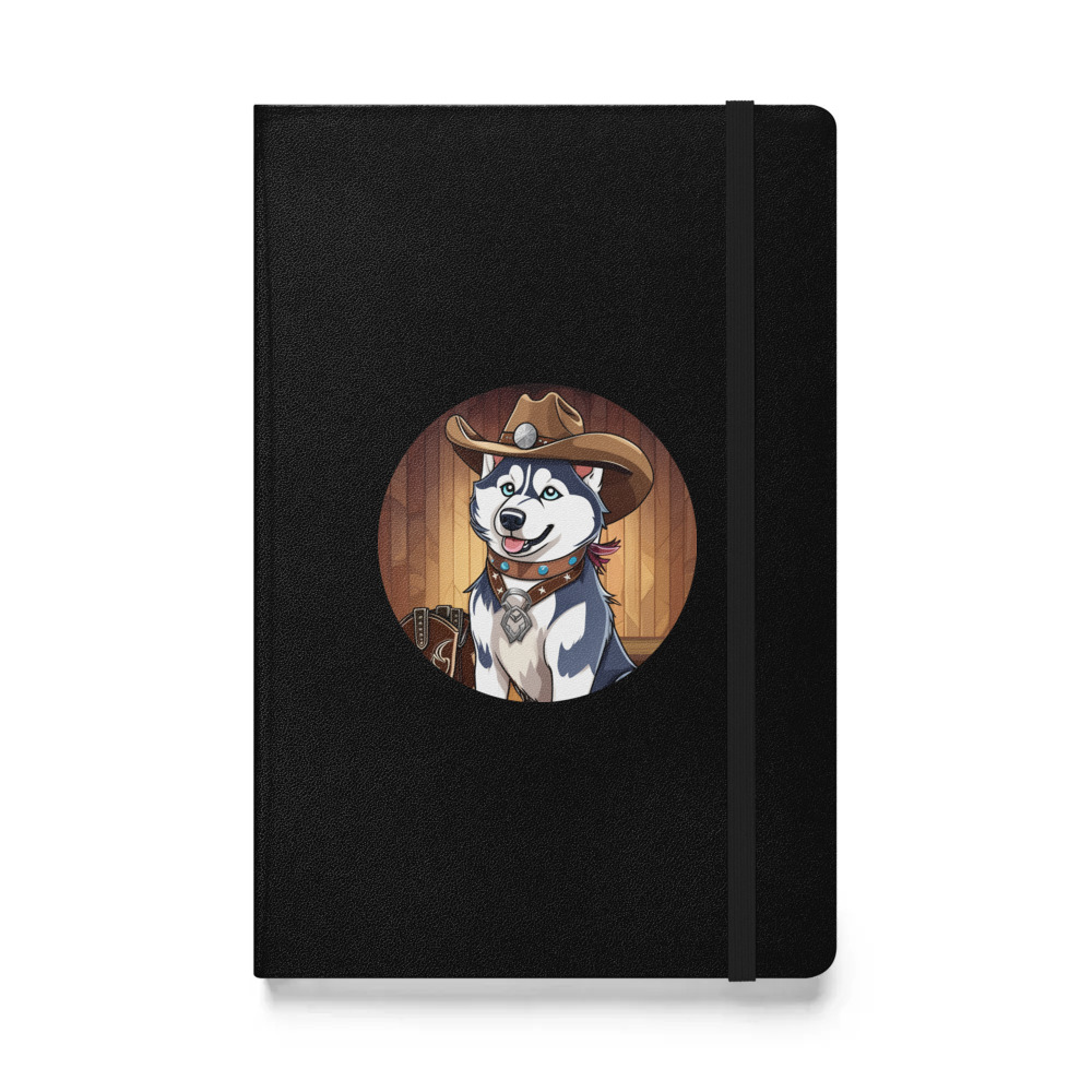 PugMug Custom Siberian Husky Hardcover Bound Notebook
