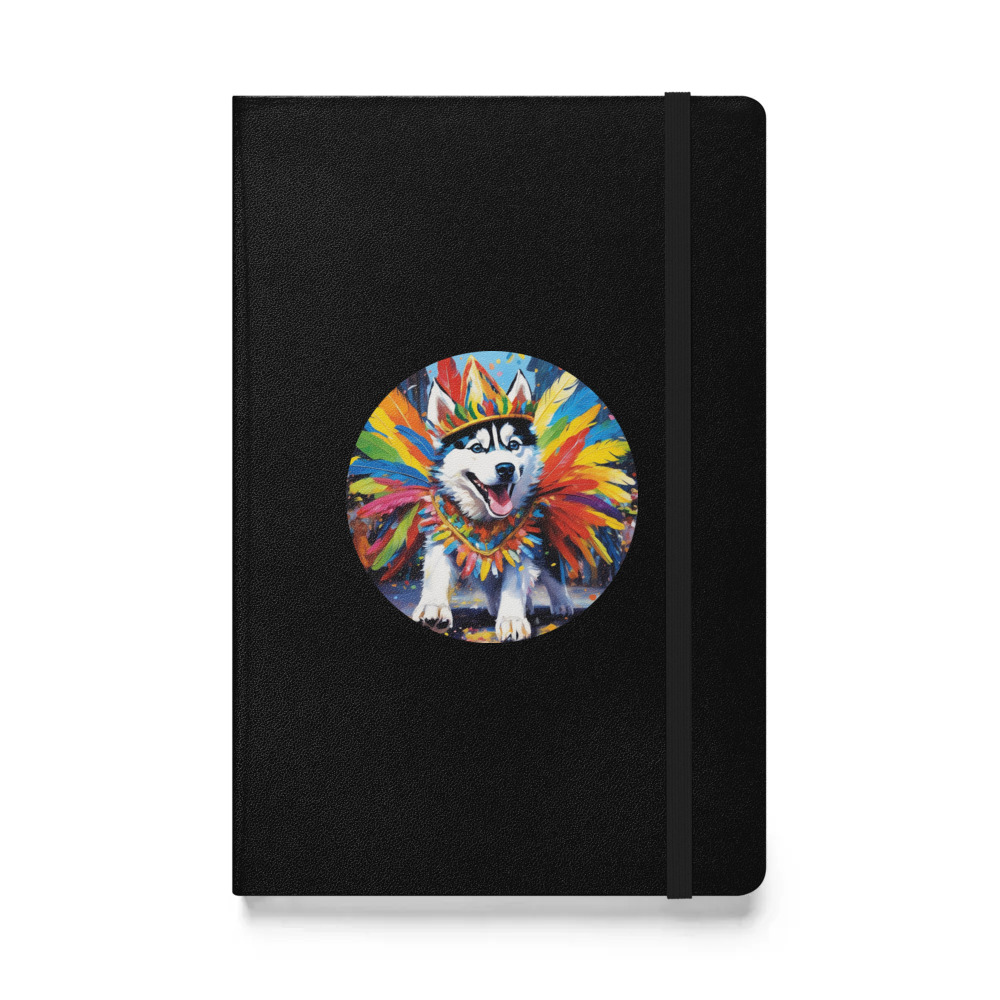 PugMug Custom Siberian Husky Hardcover Bound Notebook