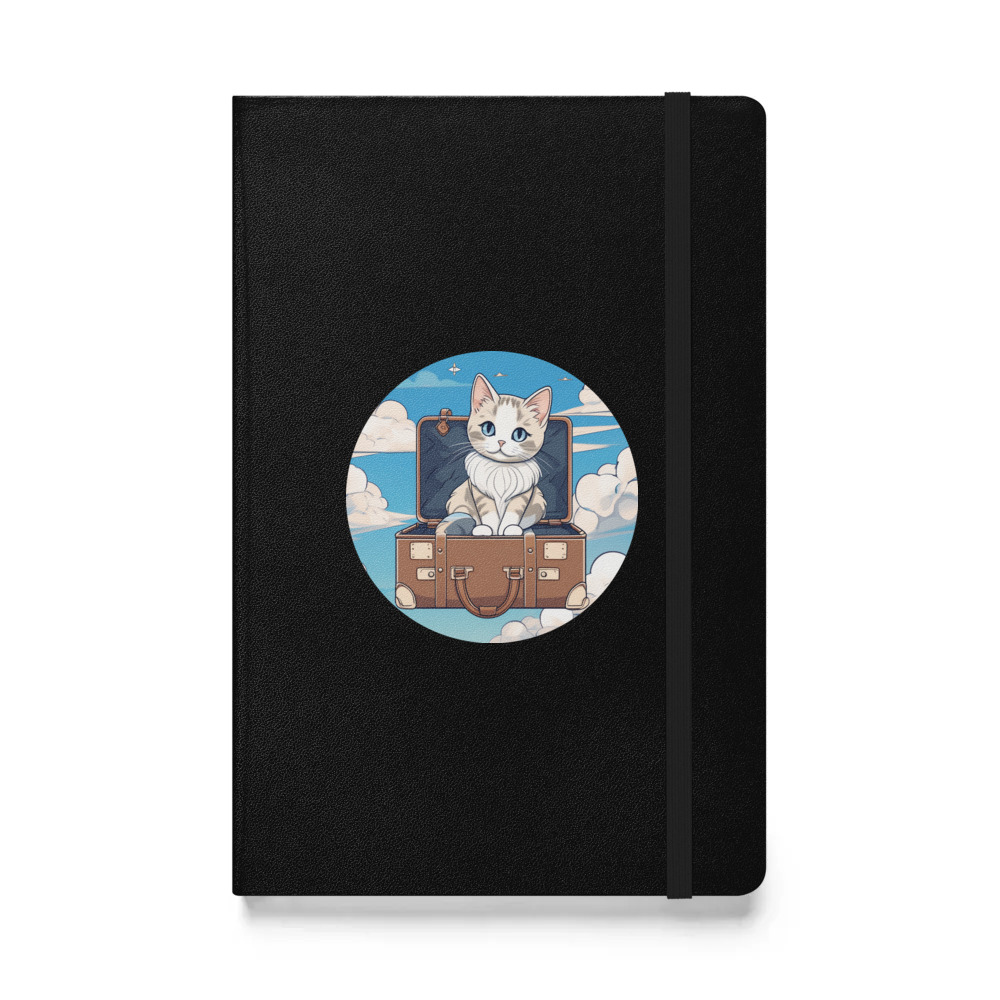 PugMug Custom Tabby Ragdoll Cat Hardcover Bound Notebook