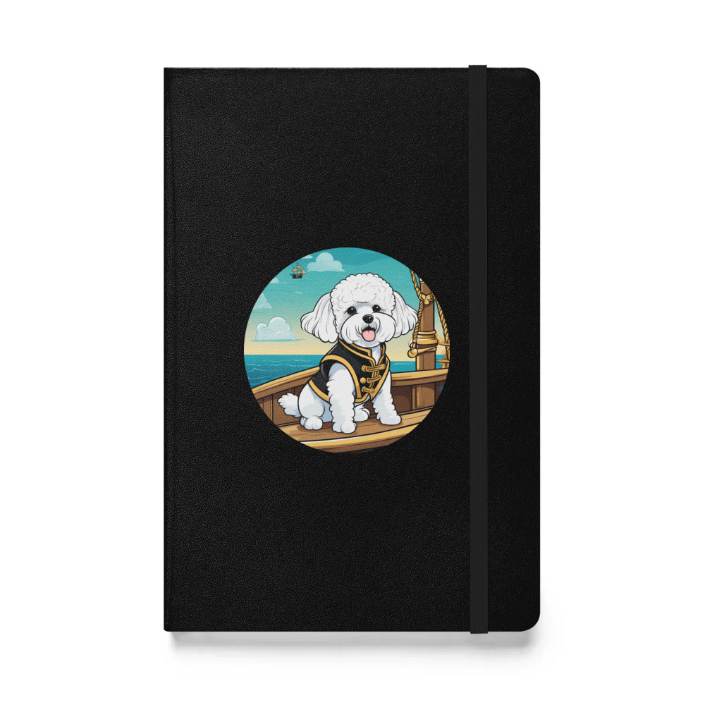 PugMug Custom Bichons Frise Hardcover Bound Notebook