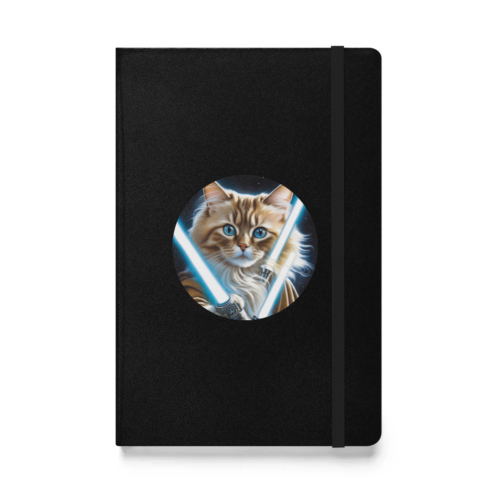 PugMug Custom Tabby Ragdoll Cat Hardcover Bound Notebook
