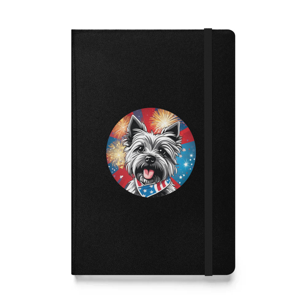 PugMug Custom Cairn Terrier Hardcover Bound Notebook