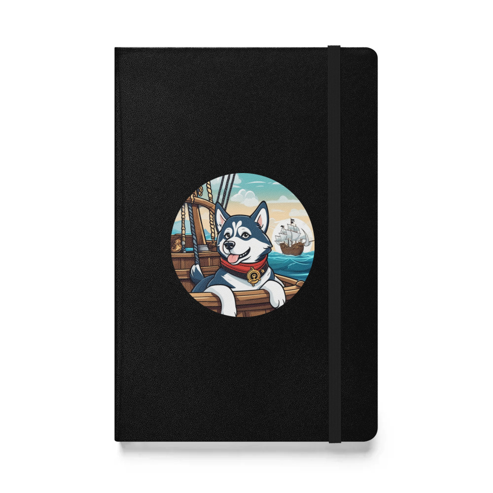 PugMug Custom Siberian Husky Hardcover Bound Notebook