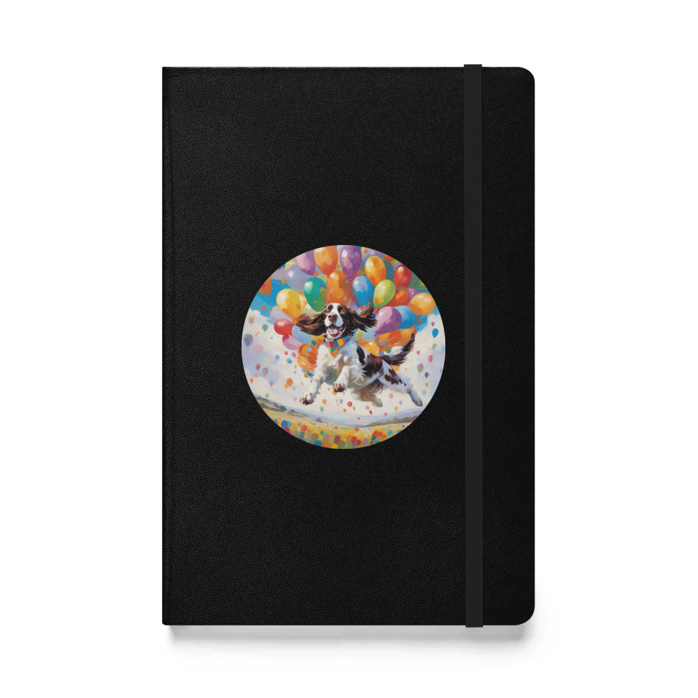 PugMug Custom English Springer Spaniel Hardcover Bound Notebook