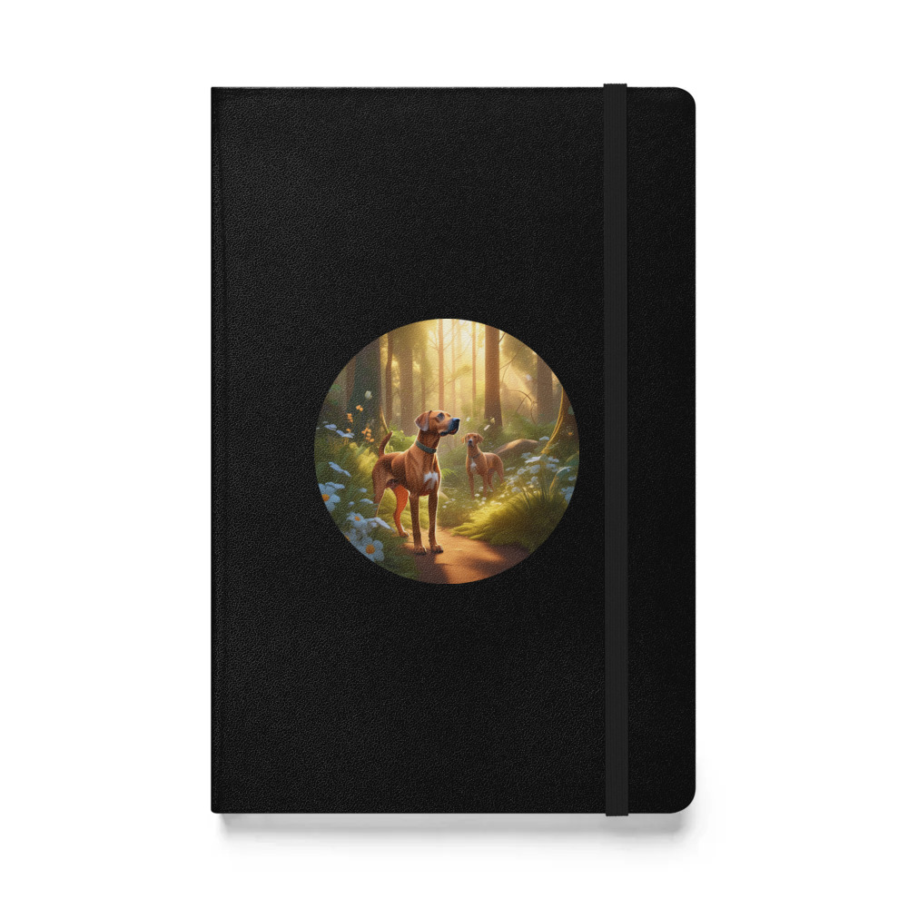 PugMug Custom Rhodesian Ridgeback Hardcover Bound Notebook