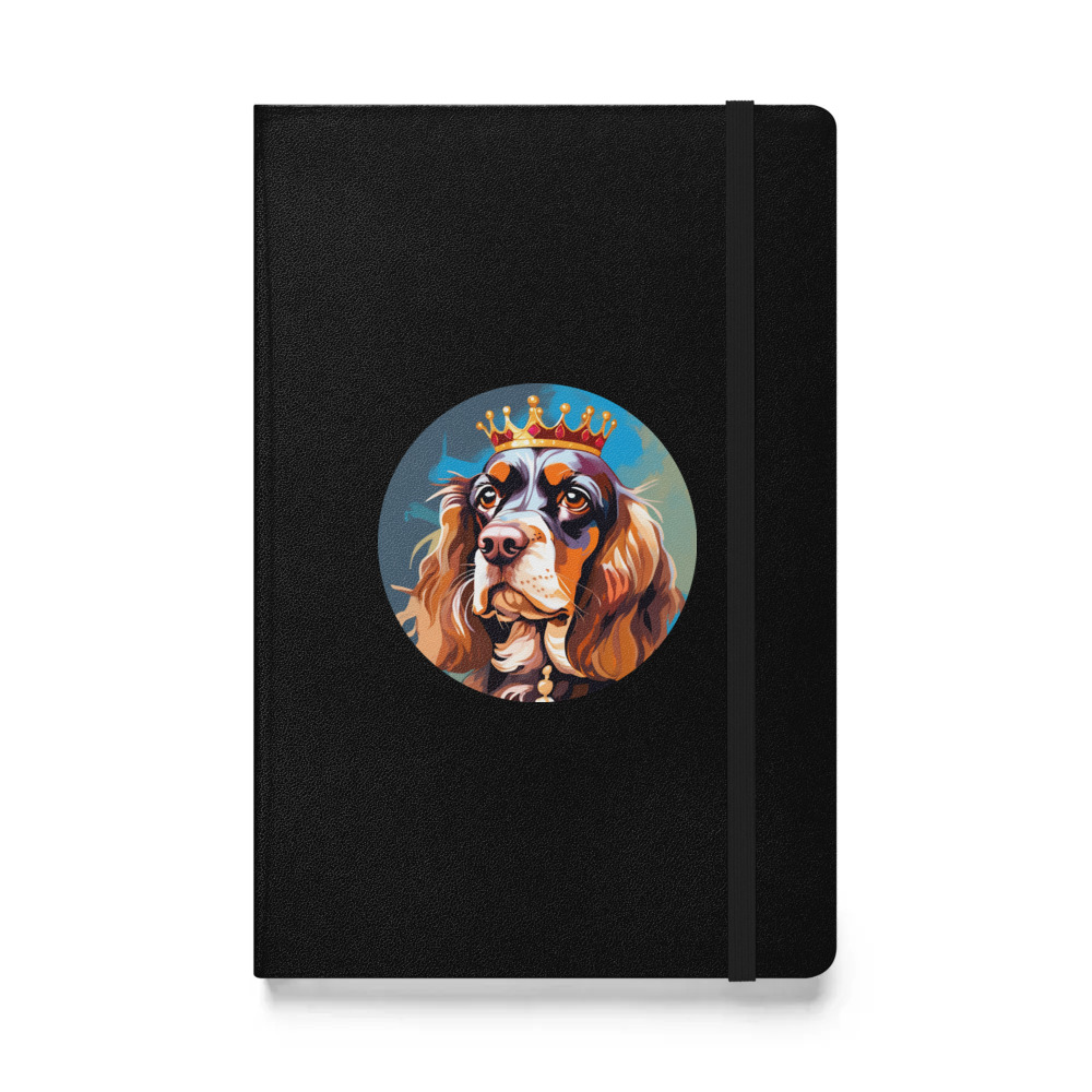 PugMug Custom English Cocker Spaniel Hardcover Bound Notebook