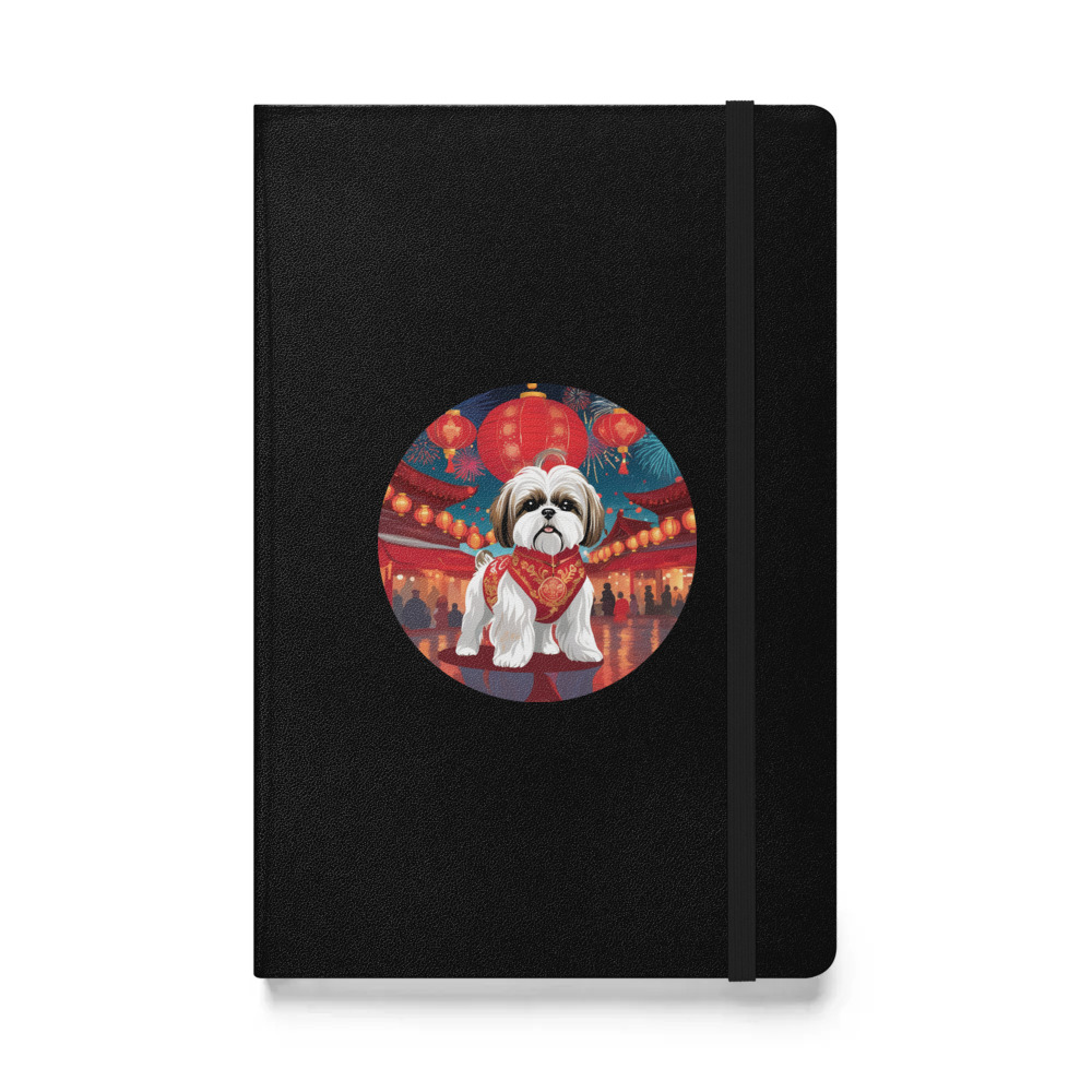 PugMug Custom Shih Tzu Hardcover Bound Notebook