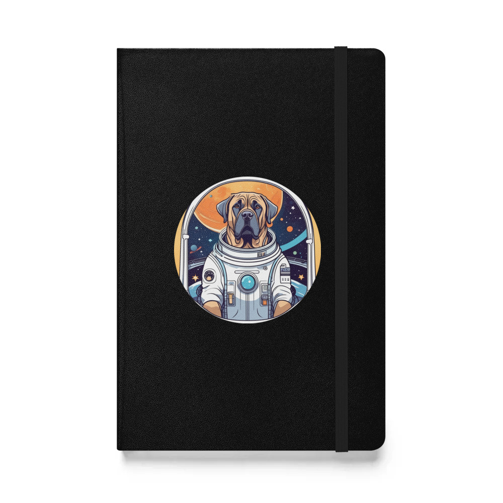 PugMug Custom Mastiff Hardcover Bound Notebook