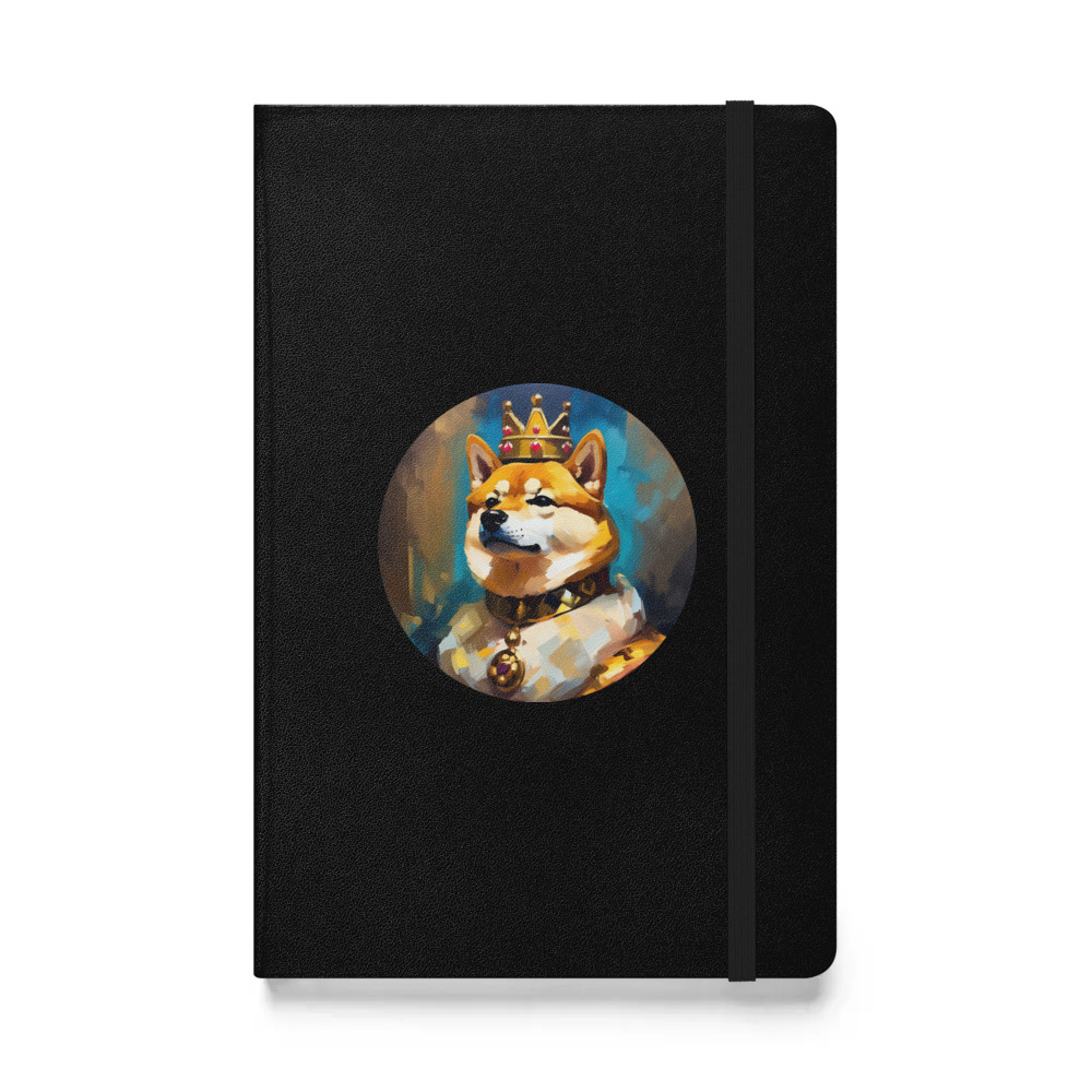 PugMug Custom Shiba Inu Hardcover Bound Notebook