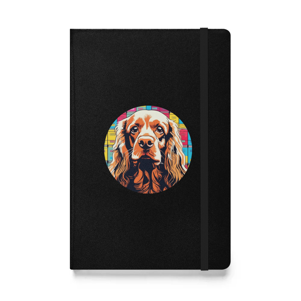 PugMug Custom Cocker Spaniel Hardcover Bound Notebook