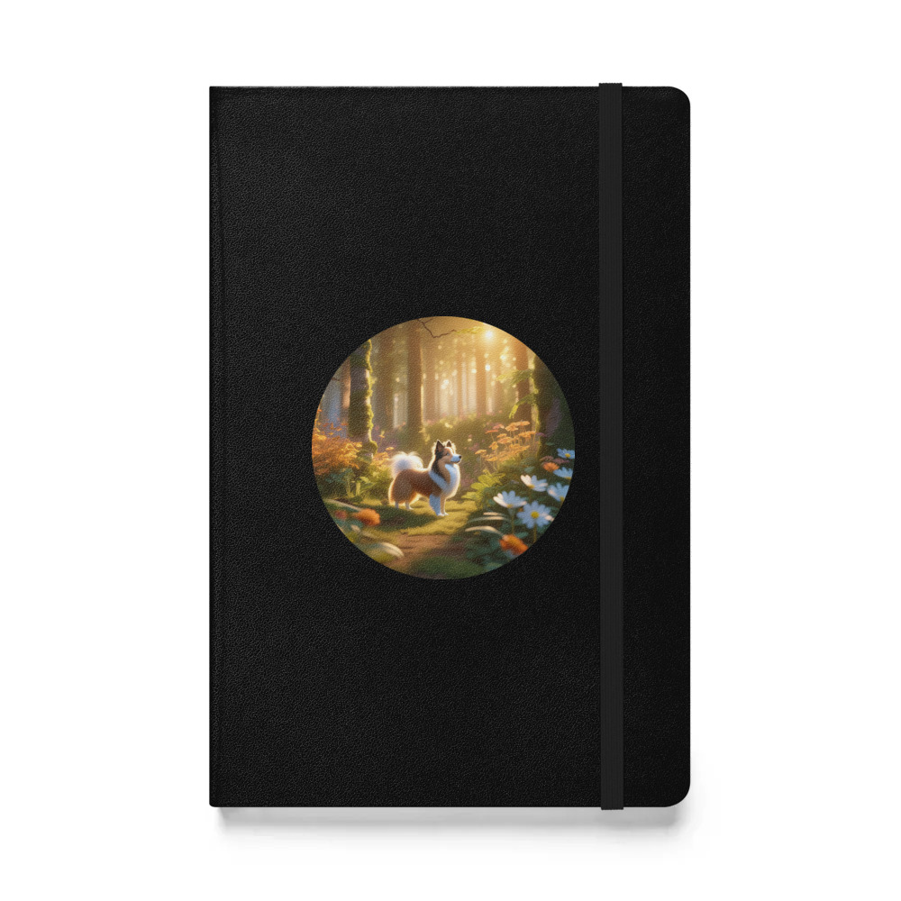PugMug Custom Shetland Sheepdog Hardcover Bound Notebook