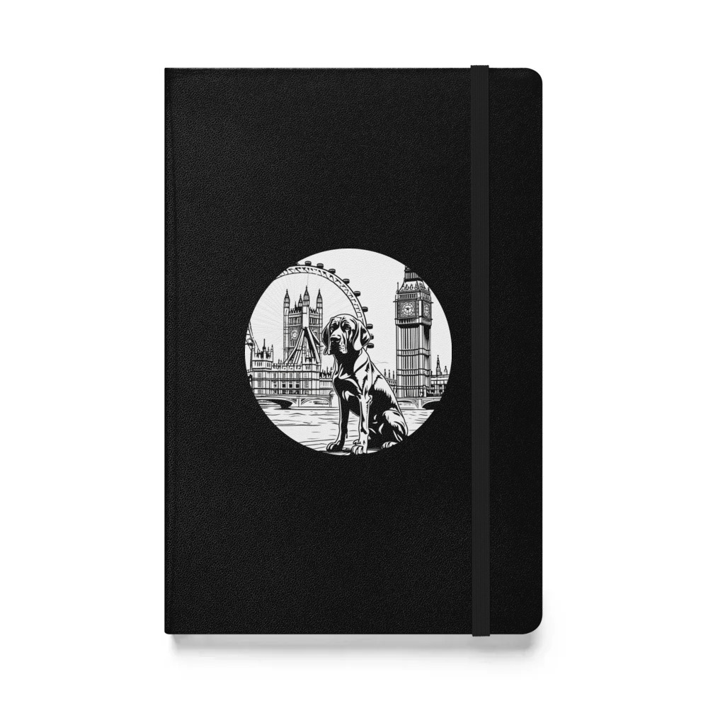 PugMug Custom Bloodhound Hardcover Bound Notebook