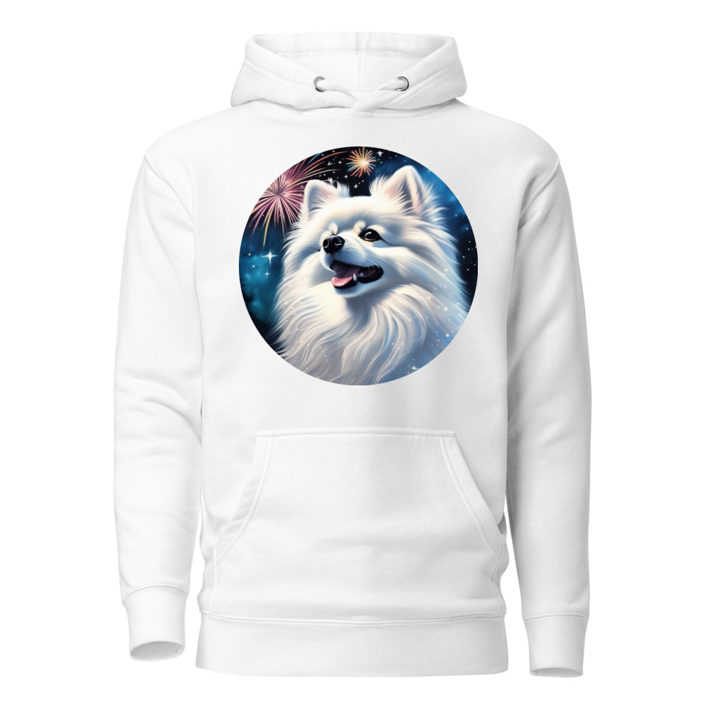 PugMug Custom White Pomeranian Hoodie
