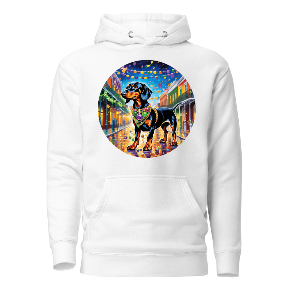 PugMug Custom Black Dachshund Hoodie