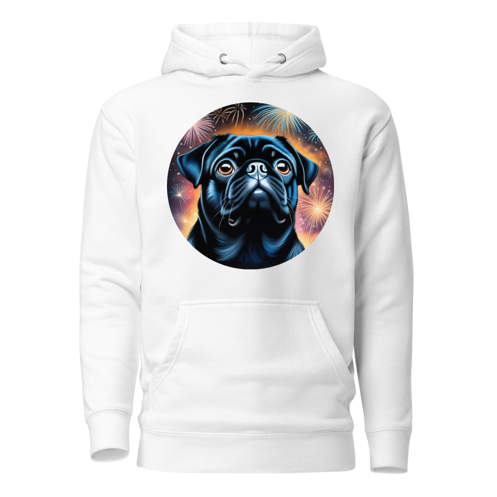 PugMug Custom Black Pug Hoodie
