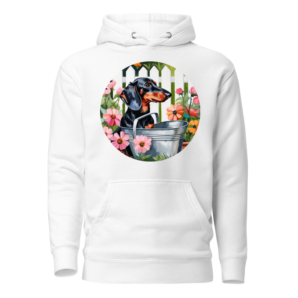 PugMug Custom Black Dachshund Hoodie