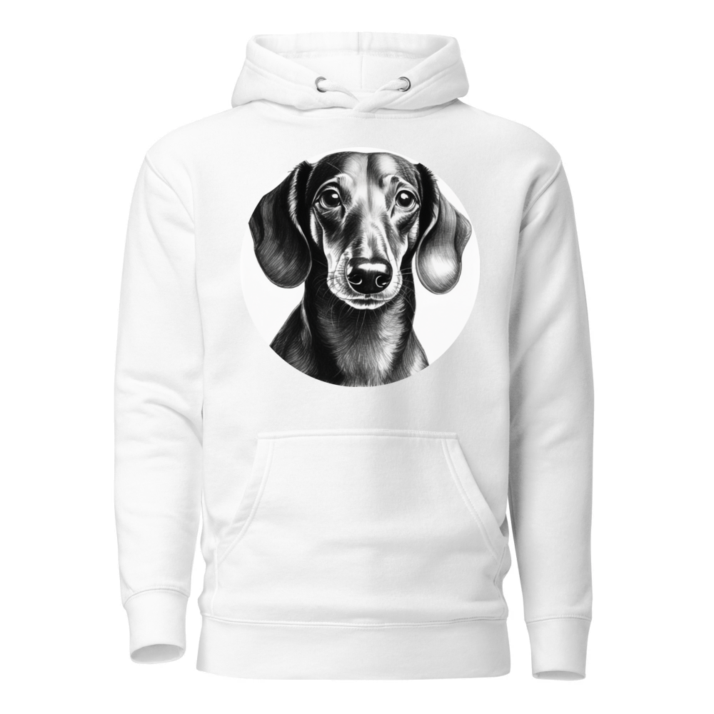 PugMug Custom Black Dachshund Hoodie