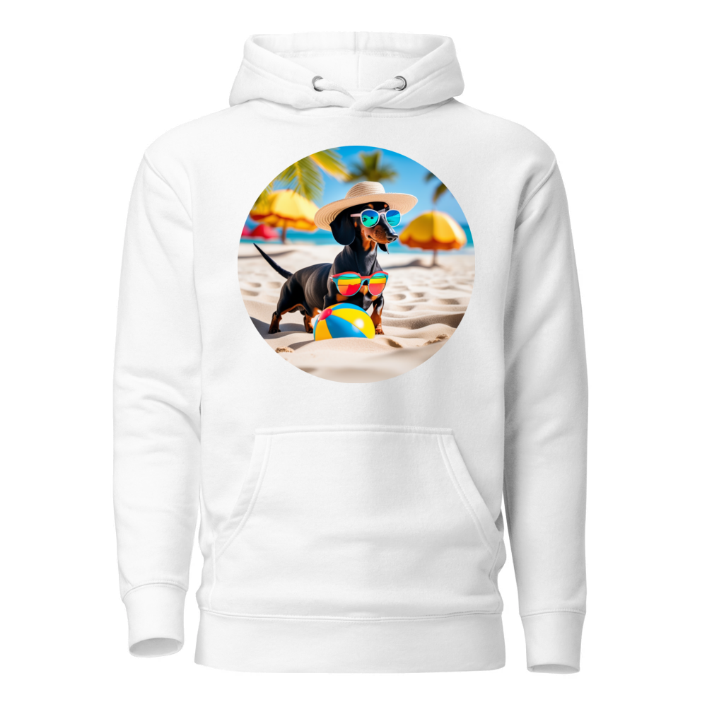 PugMug Custom Black Dachshund Hoodie
