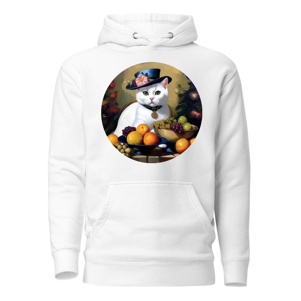 PugMug Custom White British Shorthair Cat Hoodie