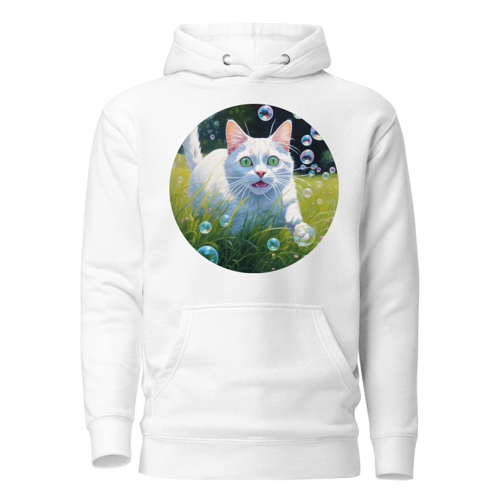 PugMug Custom White Companion Cat Hoodie