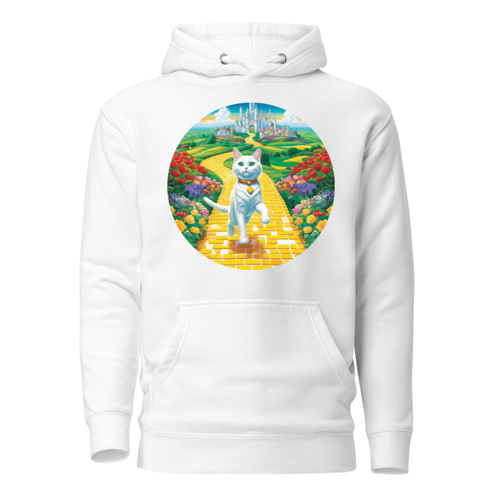 PugMug Custom White Companion Cat Hoodie