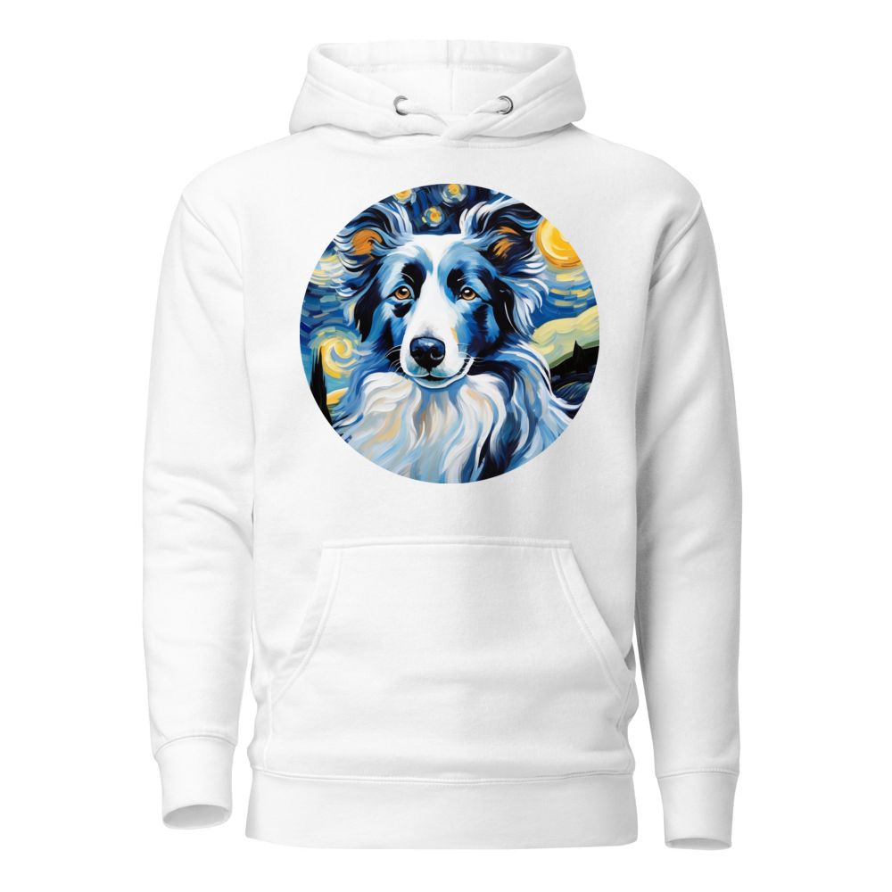 PugMug Custom Blue Merle Border Collie Hoodie