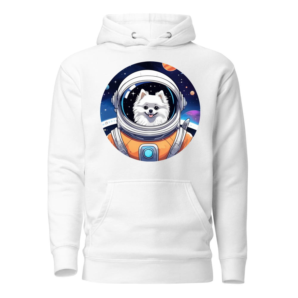 PugMug Custom White Pomeranian Hoodie
